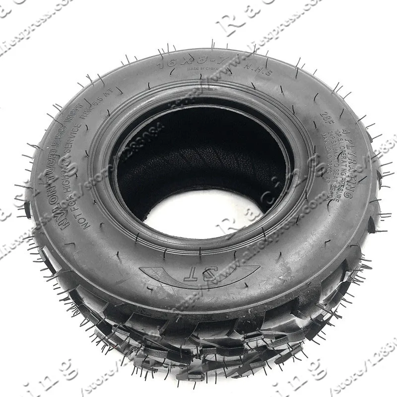 16X8-7 (200/55-7) Kart Авто Запчасти 7 7 дюймов шины atv 16X8-7 16*8-7 шина с универсальным рисунком протектора износостойкие шины для колес