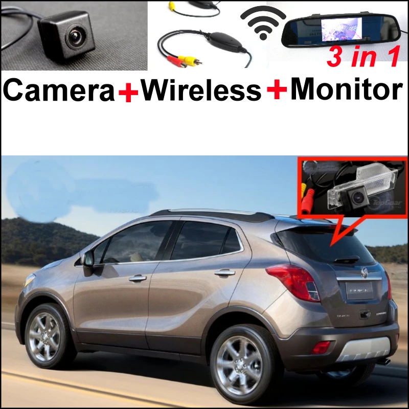 For Buick Encore For Opel Mokka 2012~2014 3 in 1 Special WiFi Camera + Wireless Receiver + Mirror Screen Parking System (2)