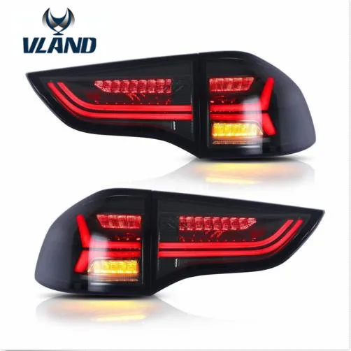 

VLAND Factory for Car tail lamp for PAJERO Sport LED taillight 2011 2013 2014 2015 with turn signal moving light plug and play