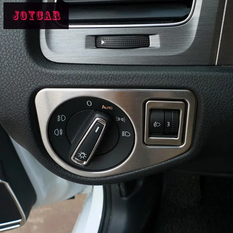 

Car Interior Headlight Switch Trim Cover Sticker For VW GOLF 7 MK7 VII Auto Accessories