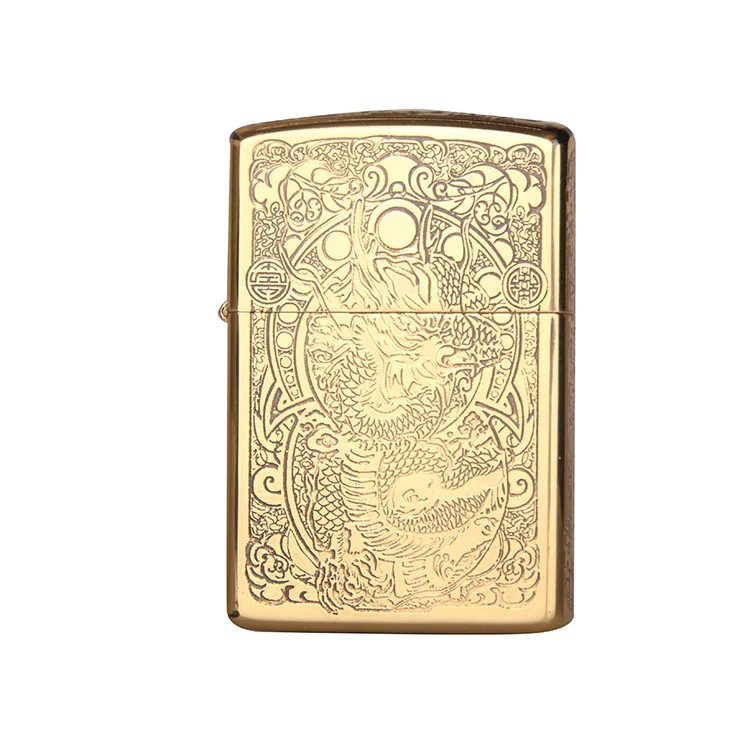 

ZORRO Chinese Dragon Chief Gas Cigarette Lighter Cigarettes Kerosene Flint Petrol Vintage Gasoline Lighter Oil Petrol Refillable