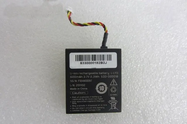 

ALLCCX high quality battery L-LY11 for Logitech MX Revolution G930 OLD VERSION, please note, Stock battery and original cell