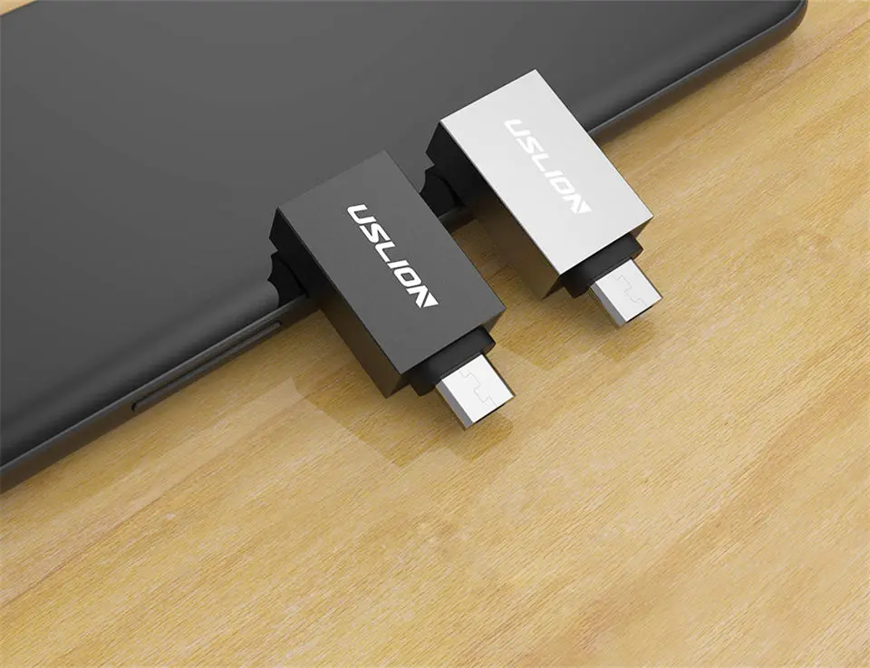 USLION OTG Micro USB адаптер OTG Micro USB к USB 3,0 конвертер кабель для передачи данных для телефона Android Мини адаптер для samsung Xiaomi