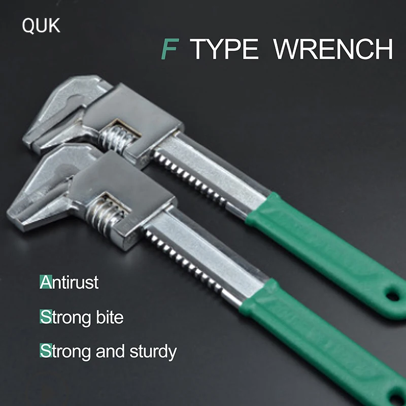 

QUK Torque Wrench Ratchet Oil Filter Wrench Spanner Set Universal Adjustable Pipe Key Multi-function Home Repair Hand Tools