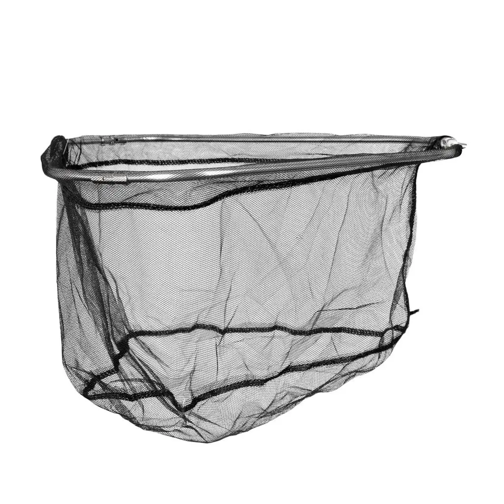 Stainless Steel Triangle Frame Fishing Brail Landing Net Head Large Dense Foldable