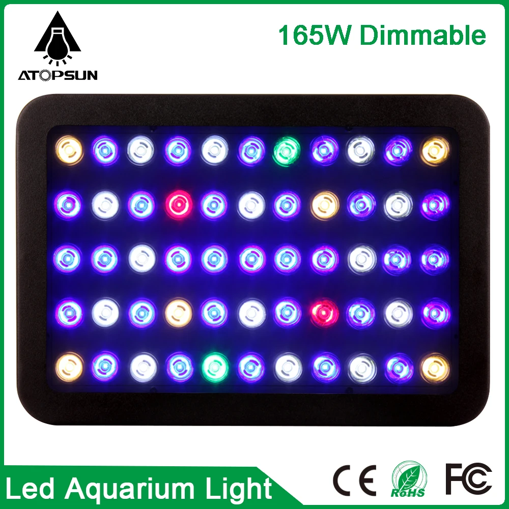 Best Sale!Newest Dimmable 165W 300W Led Aquarium Light high Quality aquarium led lighting for