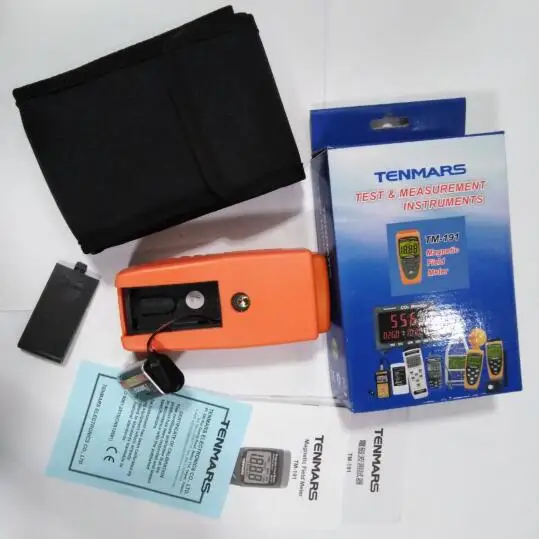 Новый TENMARS TM 191 магнитное поле высокое качество Гаусс метр TM191|gauss|gauss meter |