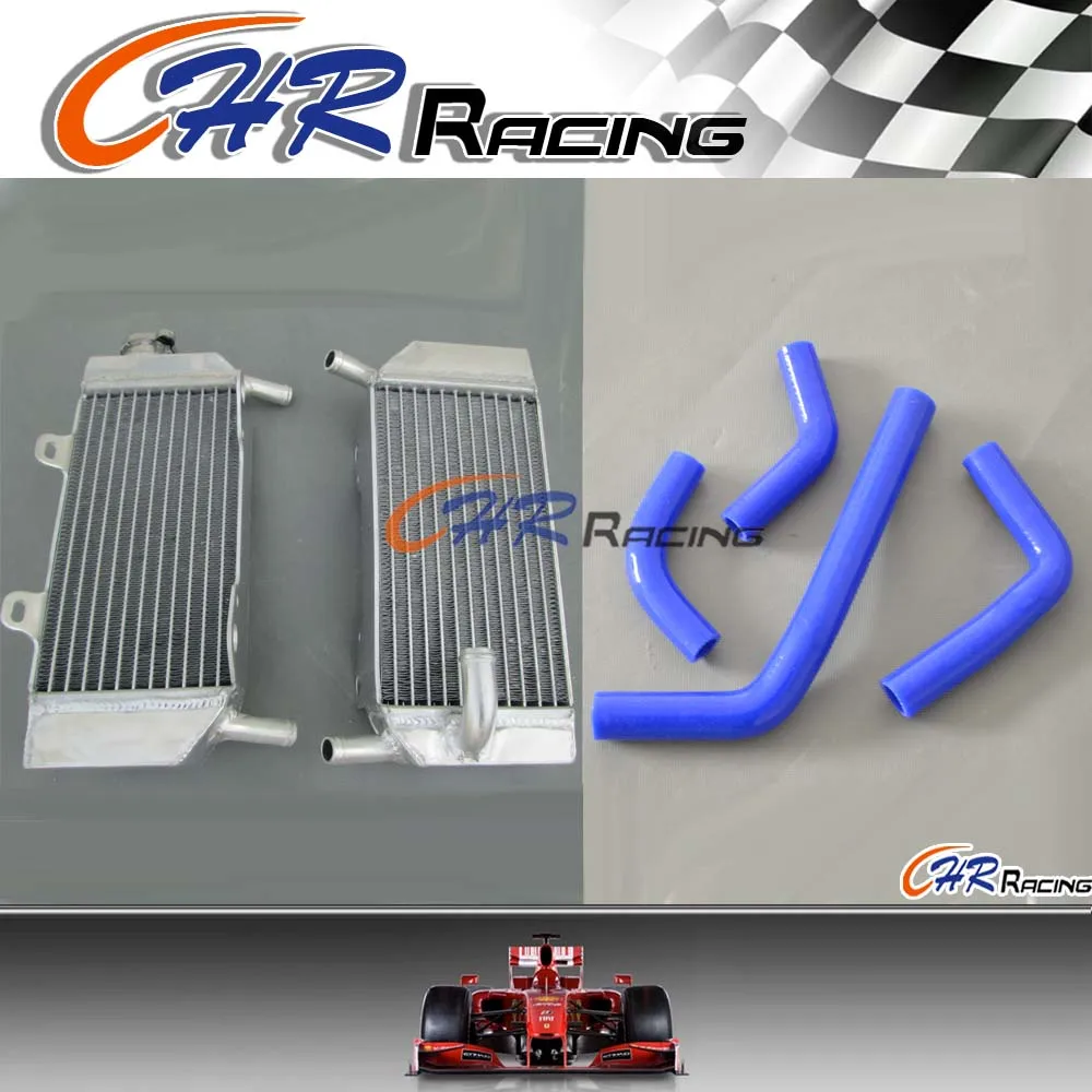 

aluminum radiator & silicone radiator hose for Honda CRF250 CRF250R CRF250X CRF 250 R X 2004 2005 2006 2007 2008 2009 brand new