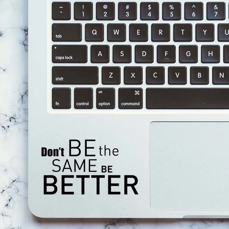 Motivational Quote Laptop Trackpad Decal for Apple MacBook Pro Air