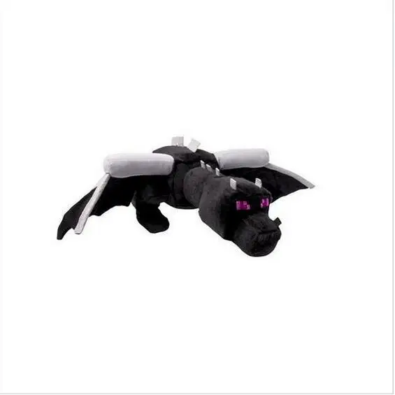 1pcs/lot 60cm Huge Big minecraft ender dragon plush soft black Minecraft enderdragon PP cotton minecraft dragon Toys
