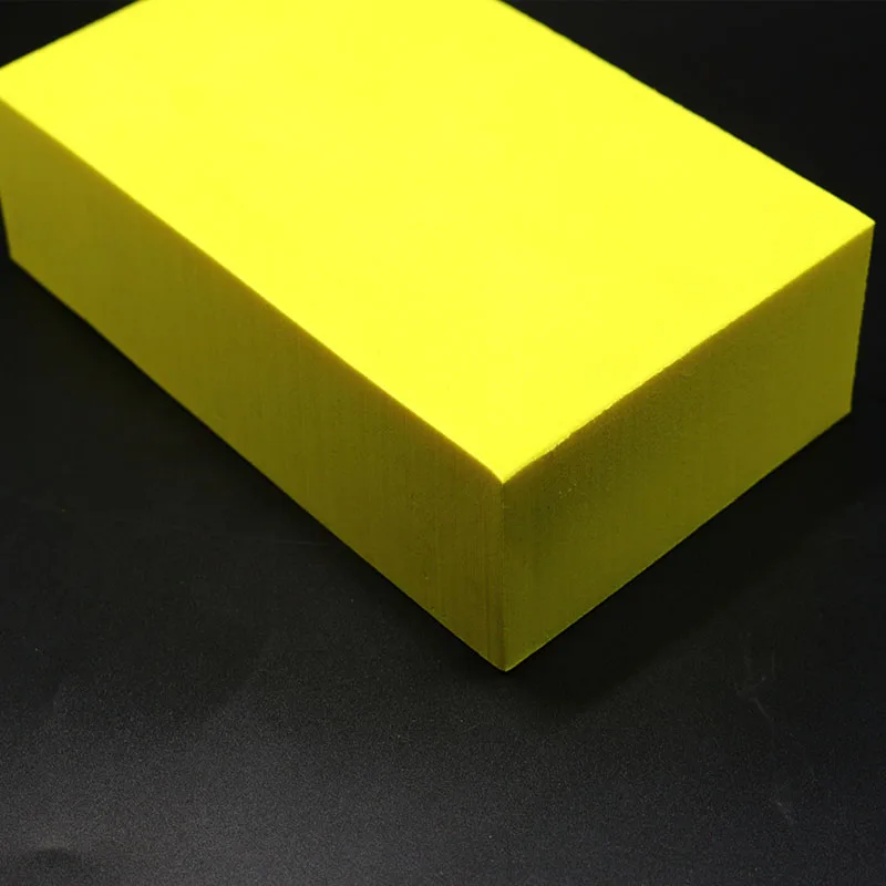 6 дополнительных цветов FlyFishing большой пенный блок размер 1," X 3,7" X 5," Высокая плотная формируемая EVA пены кирпичи поплавок мухобойка материал - Цвет: Цвет: желтый