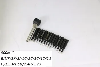 

15pcs/lots Black King ESD Lead-free Solder tip + Iron casing 936 Soldering Station FOR Saike 852 936 909D 8586 852D+