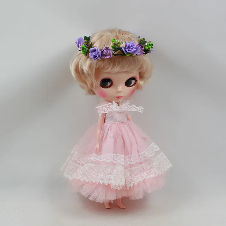

Nude Doll 90BL339 1/6 blyth doll JOINT body WIth bangs golden hair Suitable For DIY Change BJD Toy For Girls