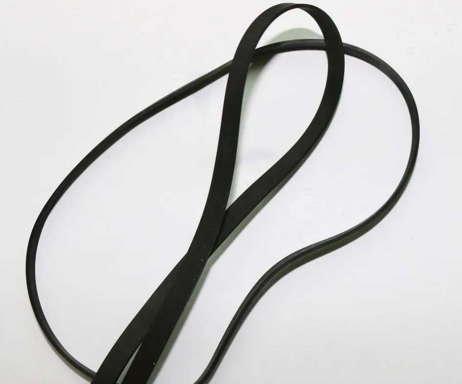 

2Pieces Fold length:220mm Width:8mm Thickness:0.8mm Deck Audio Flat Belt Drive Dedicated Recorder Belt Crafts Rubber Belt