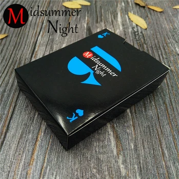 

Playing cards pure black color poker cards poker sets classic magic tricks tool 54pcs/deck waterproof plastic pvc