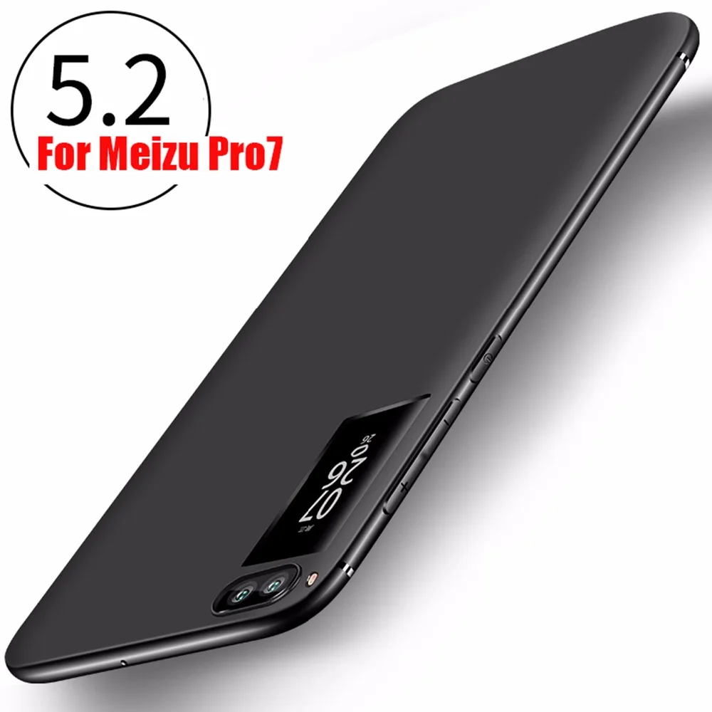 Чехол для Meizu Pro 7 чехол Plus матовый из ТПУ с полной защитой силиконовая задняя