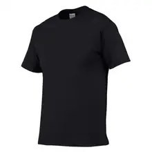 Europe Size Solid color 100 Cotton T Shirt Mens Black White T shirts 2017 Summer Skateboard