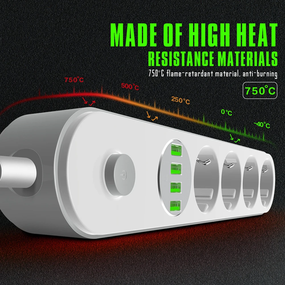 Блок питания ЕС вилка стены несколько розеток Портативный 4 выхода 4 USB порт для мобильных телефонов смартфонов планшеты сетевой фильтр
