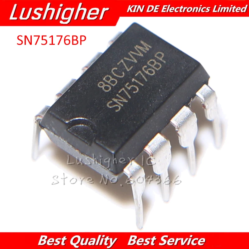 

10PCS SN75176BP DIP8 SN75176 SN75176B DIP 75176 IC new and original free shipping
