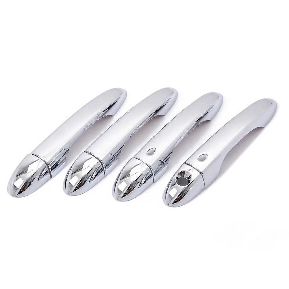 Exterior Car Door Handles Bar Cover ABS Chrome 8pcs Fit For Jeep