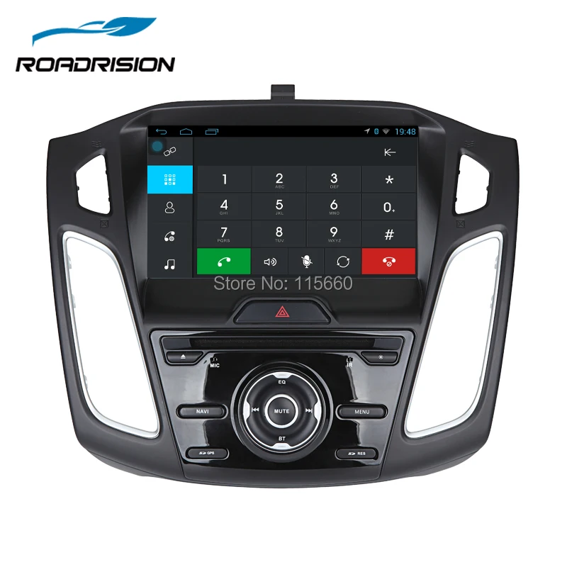 RoadRision 4 ядра 1024*600 автомобильный dvd плеер Android 6 0 радио для Ford Focus 3 2012 2013 2014 2015 с BT wi fi