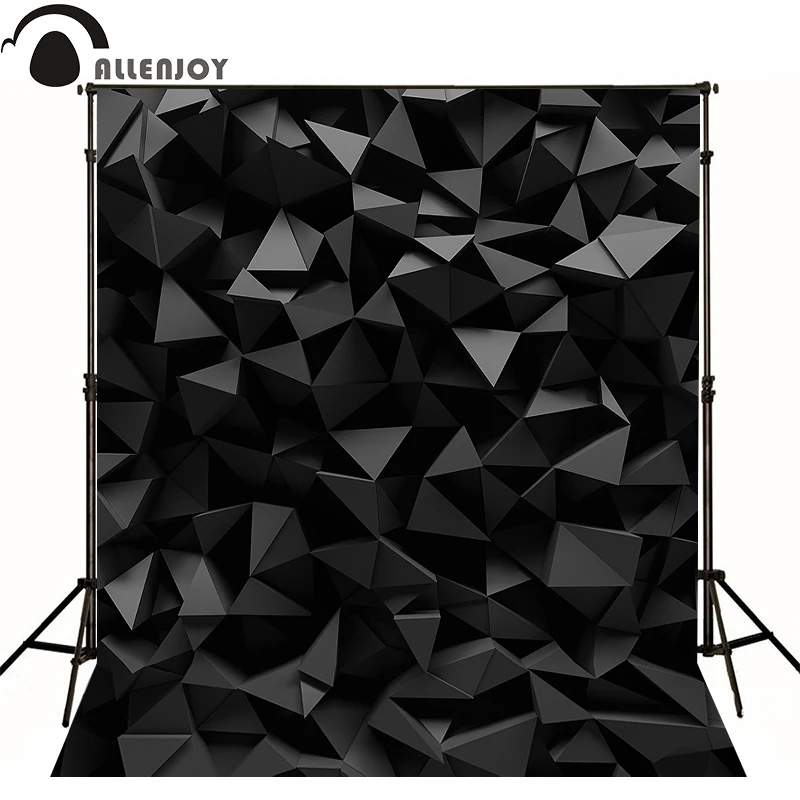 Allenjoy Professional photography background Mysterious black diamond 3D newborn vinyl fabric 8x8 10x20 interesting backdrops Allenjoy Professional photography background Mysterious black diamond 3D newborn vinyl fabric 8x8 10x20 interesting backdrops