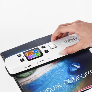 

iScan WIFI A4 Scanner Portable Handheld Wand Document/ Book/ Images Scanner 1050DPI Scanning JPEG/ PDF Colorful LCD Display