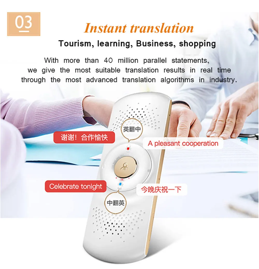 IFLYTEK Xiaoyi голосовой переводчик портативный смарт-переводчик устройство в режиме реального времени английский японский речевой переводчик