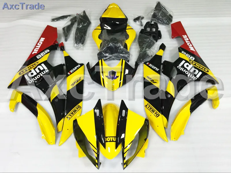 

Motorcycle Fairings Kits For Yamaha YZF600 YZF 600 R6 YZF-R6 2006 2007 06 07 ABS Injection Fairing Bodywork Kit Yellow Black