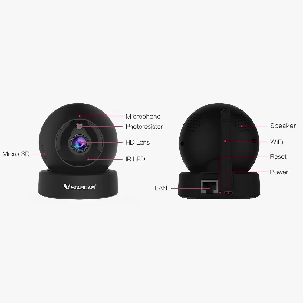 Vstarcam G43S 1080P ONVIF Беспроводная Wi-Fi ip-камера P/T двухсторонняя аудио видеоняня IR-CUT ночного видения P2P веб-камера видеокамера