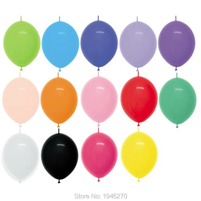 100pcs Lot Link Balloons 6inch Wedding Party Decorations Tail Ballon 100pcs Lot Link Balloons 6inch Wedding Party Decorations Tail Ballon Home Garden Event