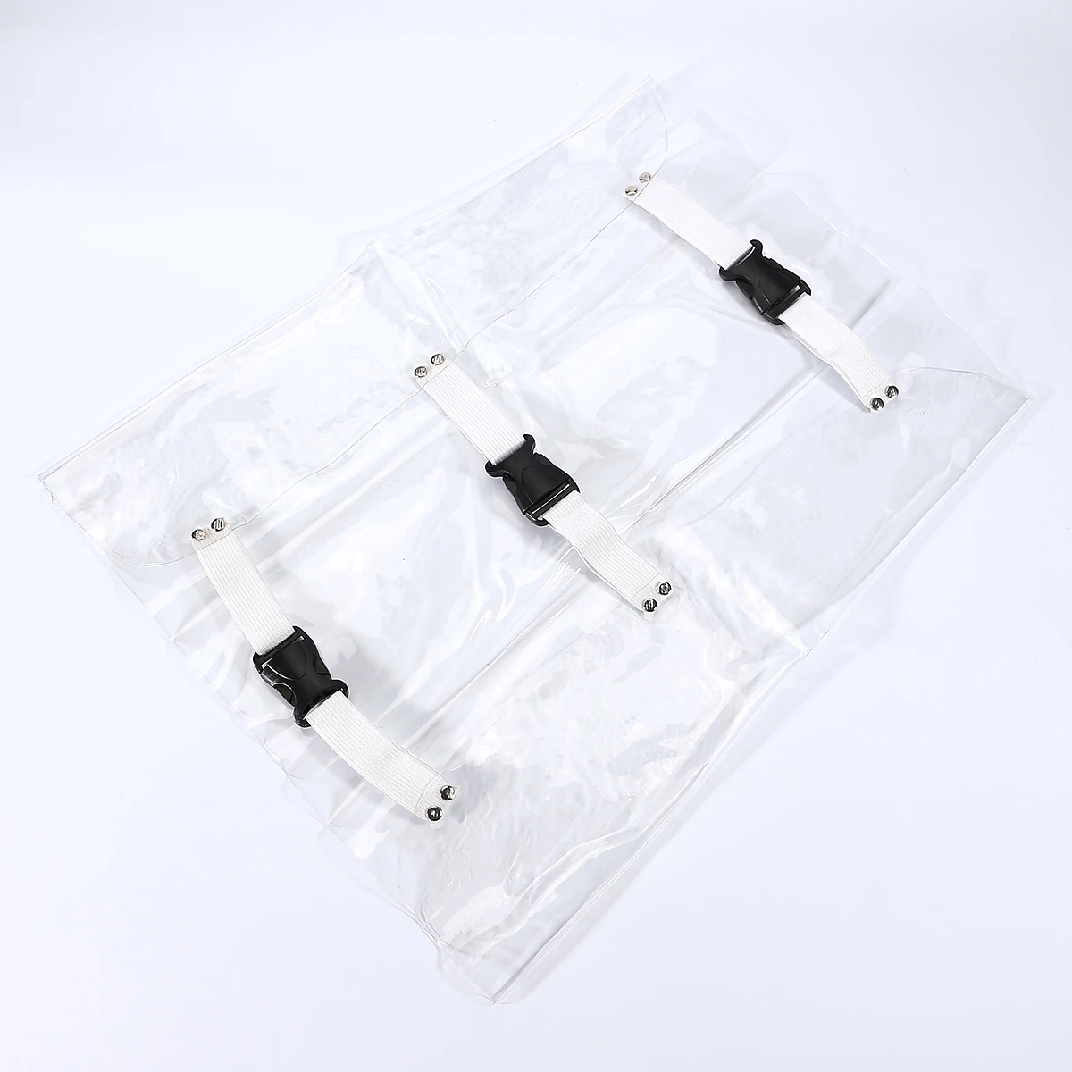 1pc Dental Chair Mat Cushion Foot Pad Dental Seat Unit Dustproof Cover Plastic Clear Protector With Elastic Bands Clinic Supply