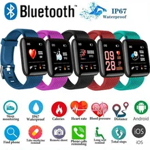 Color Screen Smart Wristband Real-time Heart Rate 1.3 Inch Large Screen Blood Pressure IP67 Waterproof Smart Wristband