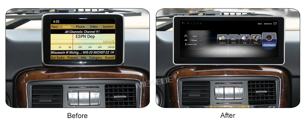 Discount HD Android 7.1 3+32G Car Multimedia GPS Audio Radio For Mercedes Benz G Class Wagen 461 463 G350 G500 2012~2018 Navigation NAVI 10