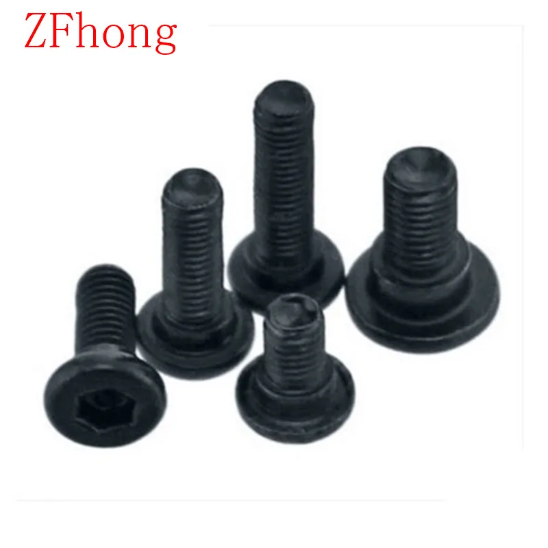 50pcs m3*4/5/6/8 hex socket shoulder screw Grade 12.9 Alloy Steel