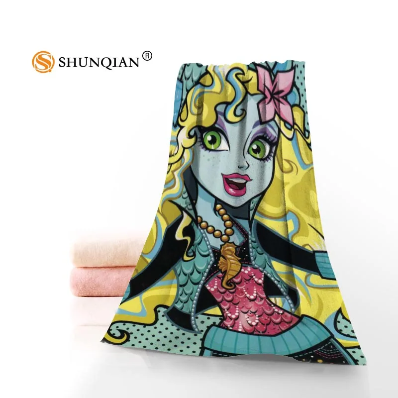 New Monster high Towel Printed Cotton Face/Bath Towels Microfiber Fabric For Kids Men Women Shower Towels