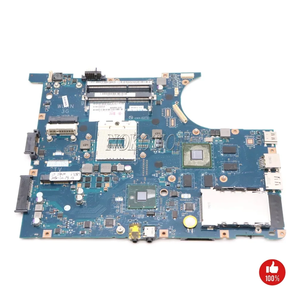 NOKOTION NIWBA LA-5371P اللوحة لينوفو Y550P محمول الرئيسية مجلس دعم I7 فقط DDR3 HM55 كامل اختبار