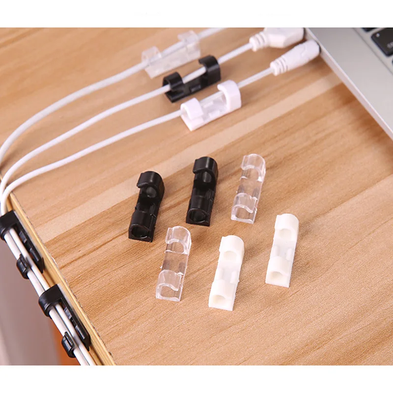 20 PC Holder Cable Winder Earphone Cable Organizer Wire Storage Silicon