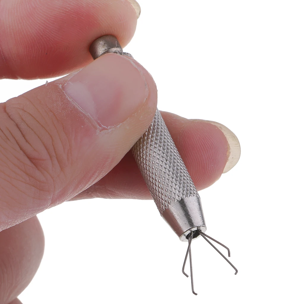 2 Set 3 Prong 4Prong Bead Ball Diamond Grabber Holder Body Piercing Tool for Easy Pickup Tools