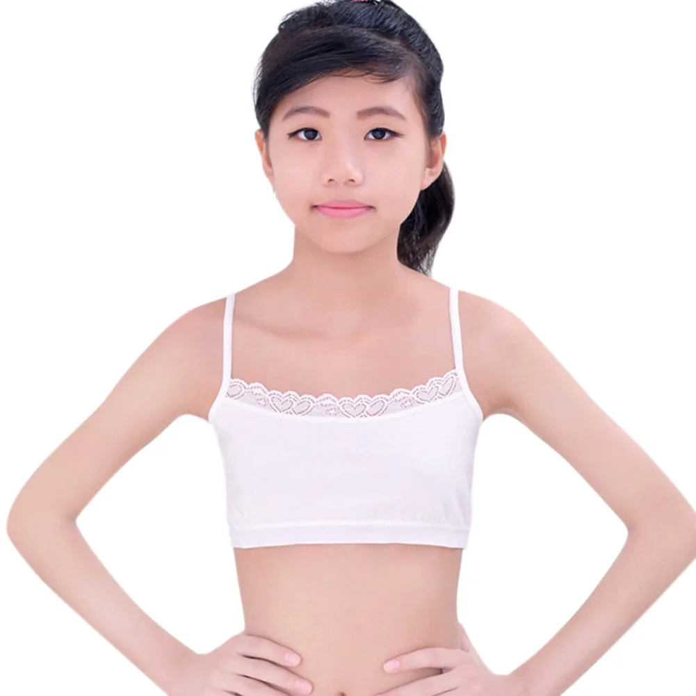 

Girls Bra Solid Color slim Breathable Cotton Underwear for Girl YH-17