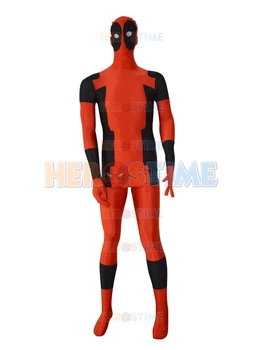 

Two Piece Style Deadpool Superhero Costume The most popular halloween spandex Deadpool show costume