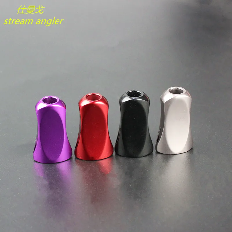 

carbon handle with knob baitcast ree rock arm CNC knob 2pcs/lot free shipping 4 colors suitable for D S
