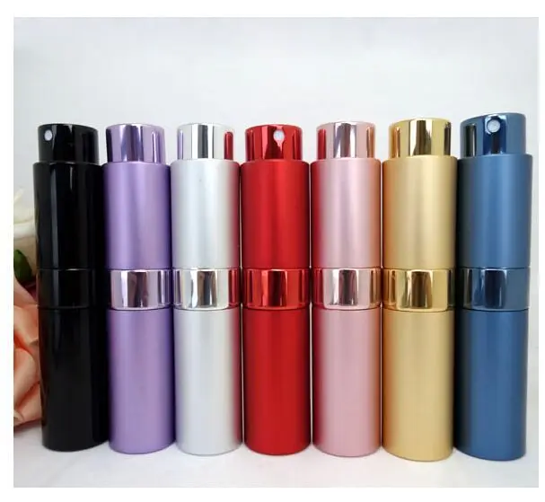 108pcs 8ml Twist Perfume travel sprayer Rotate Perfume bottle