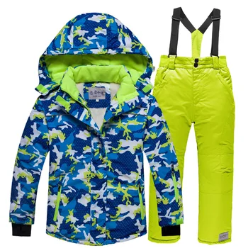 

Kids Ski Suit Snowboarding Jacket 2020 Children Snow Suit Windproof Waterproof Warm Girls Boy Winter Sports Thickened Clothes