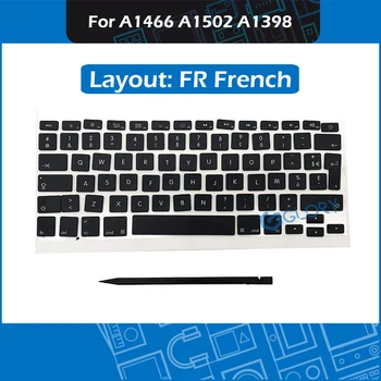 

New AP08 Keycap set French Spanish Russian German Portugues Swiss Hungarian for Macbook Air Pro Retina A1466 A1502 A1398