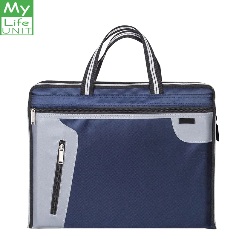 

MYLIFEUNIT Business Document Bag File Tote with Handle for Books/Notebooks/Pens
