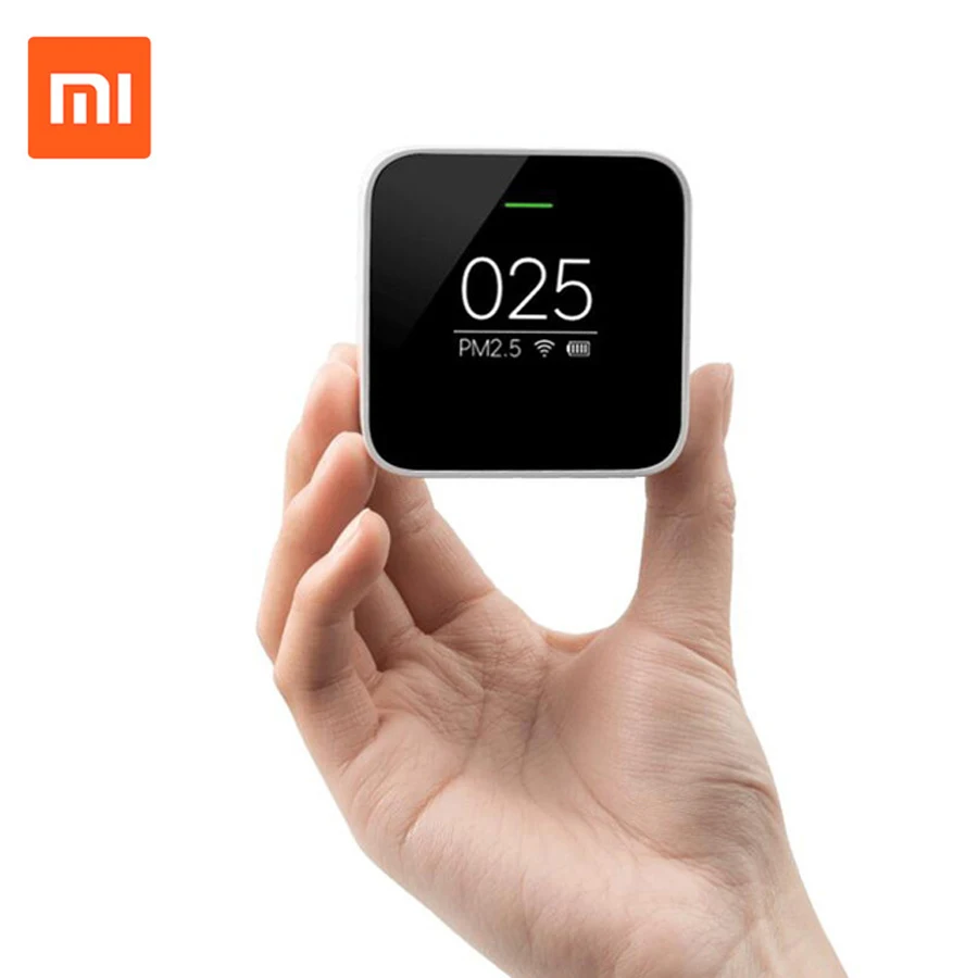 

Original Xiaomi PM2.5 Detector Sensor MI PM 2.5 Air Detector Portable OLED Screen Wifi 2.4GHZ Monitoring High-precision Laser