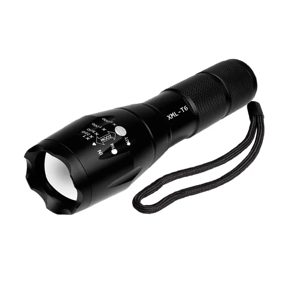 

Portable XML-T6 Waterproof Flashlight Zoomable Ultra Powerful Led Torch High Power Led Flashlights 18650 Mini Torch Lanterna