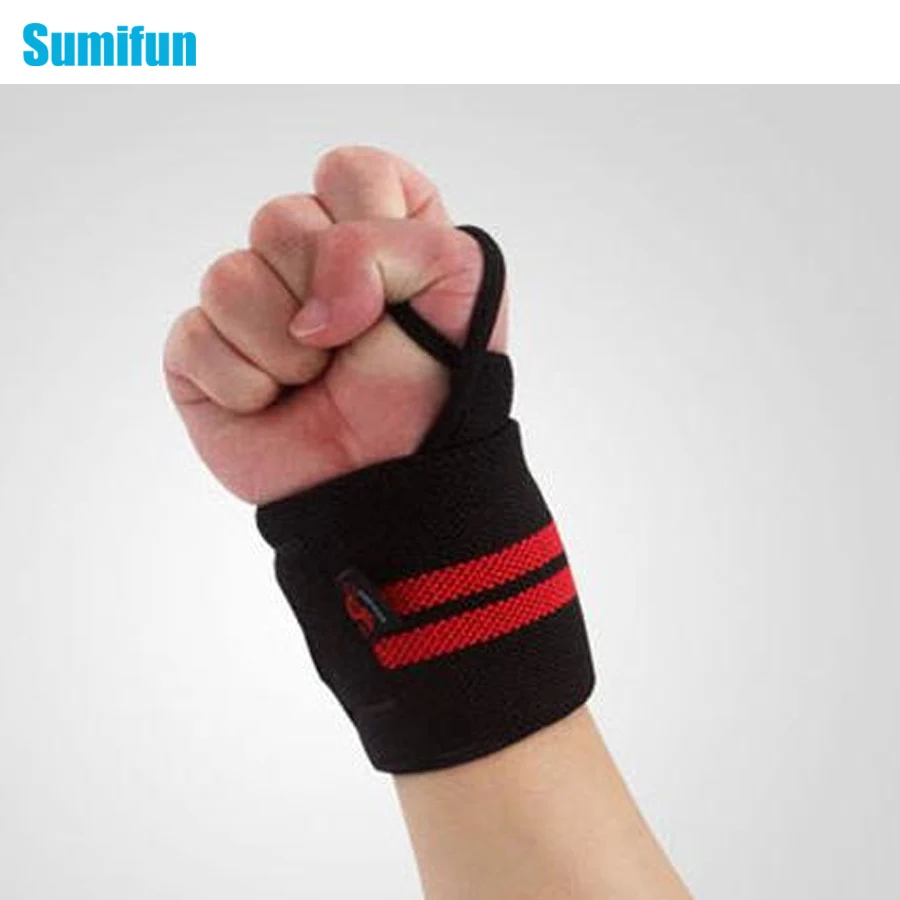 1Pair Sports Wrist Bandage Basketball Wrist Brace Wrap Fitness Tennis