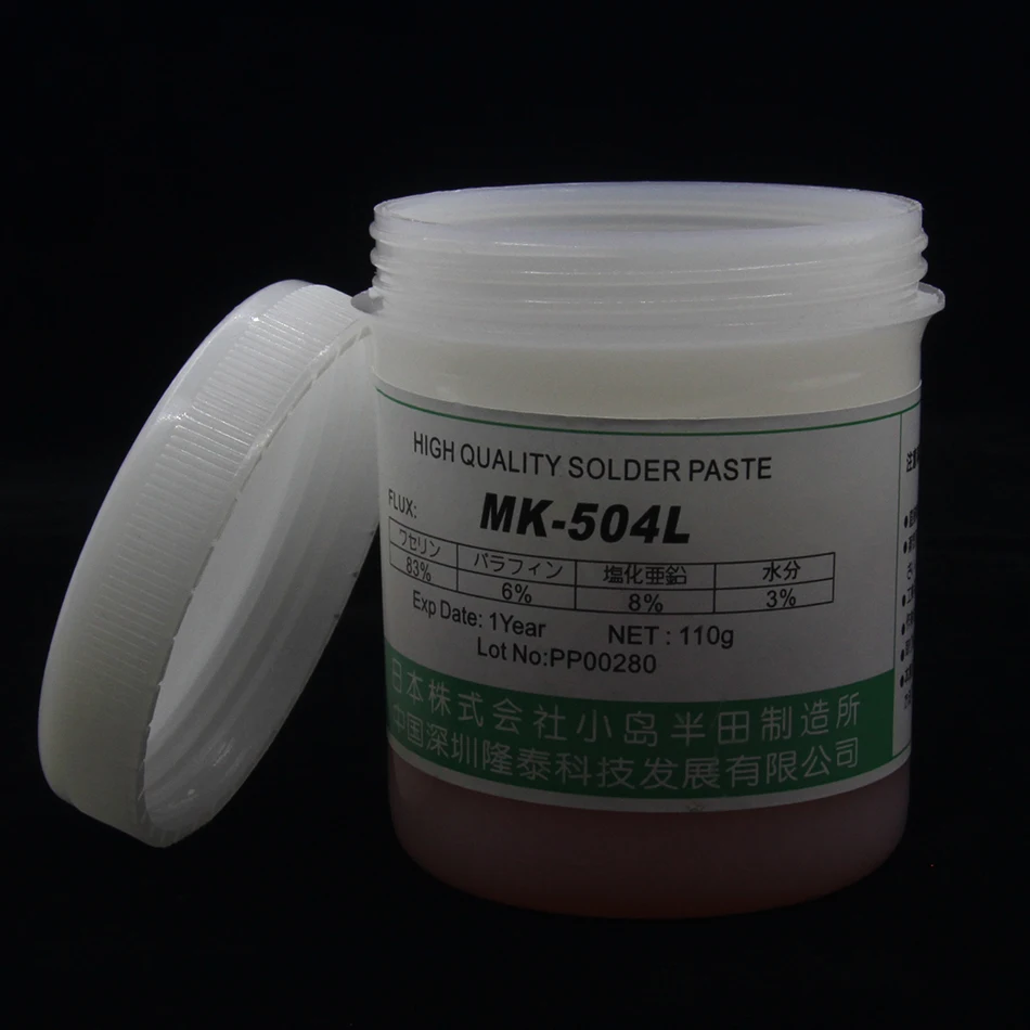 BGA паяльная паста MK 504L no clean флюс паяльной пасты паяльное масло|Сварочные флюсы| |